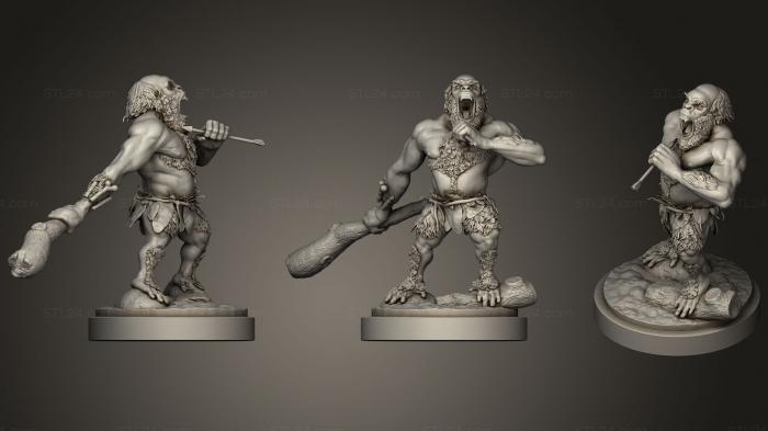 Toys (Gorilla ork warrior, TOYS_0686) 3D models for cnc